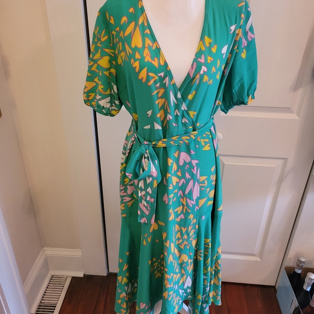 Leanne Marshall Silk Wrap Dress